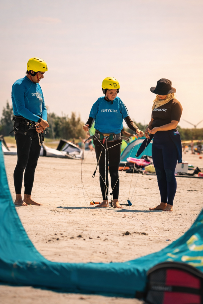 private kitesurf lesson one on one coaching